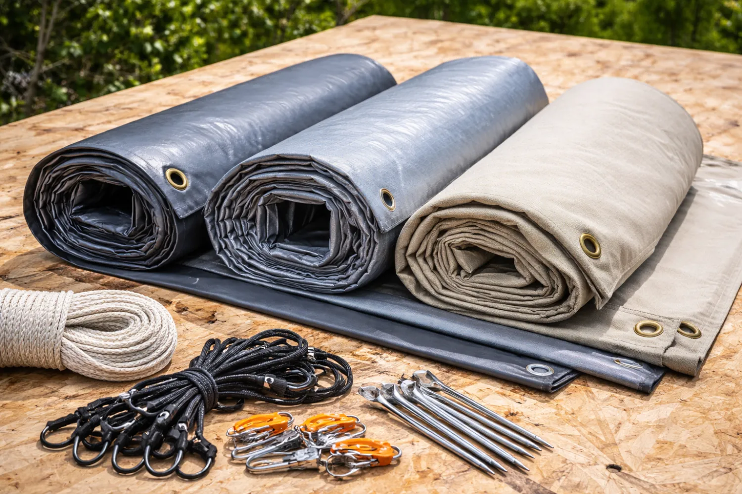 Best Tarp Material for Extended Roof Protection