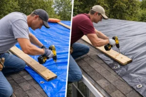 Vinyl Roof Tarp vs Polyethylene Tarp Durability